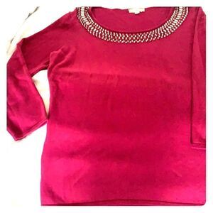 Nurture Sweater Top with Jewels Size L